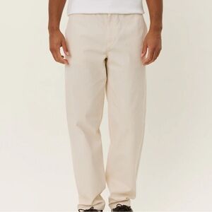 Ivory - Kody Cotton Herringbone Pants - Chino-31/32